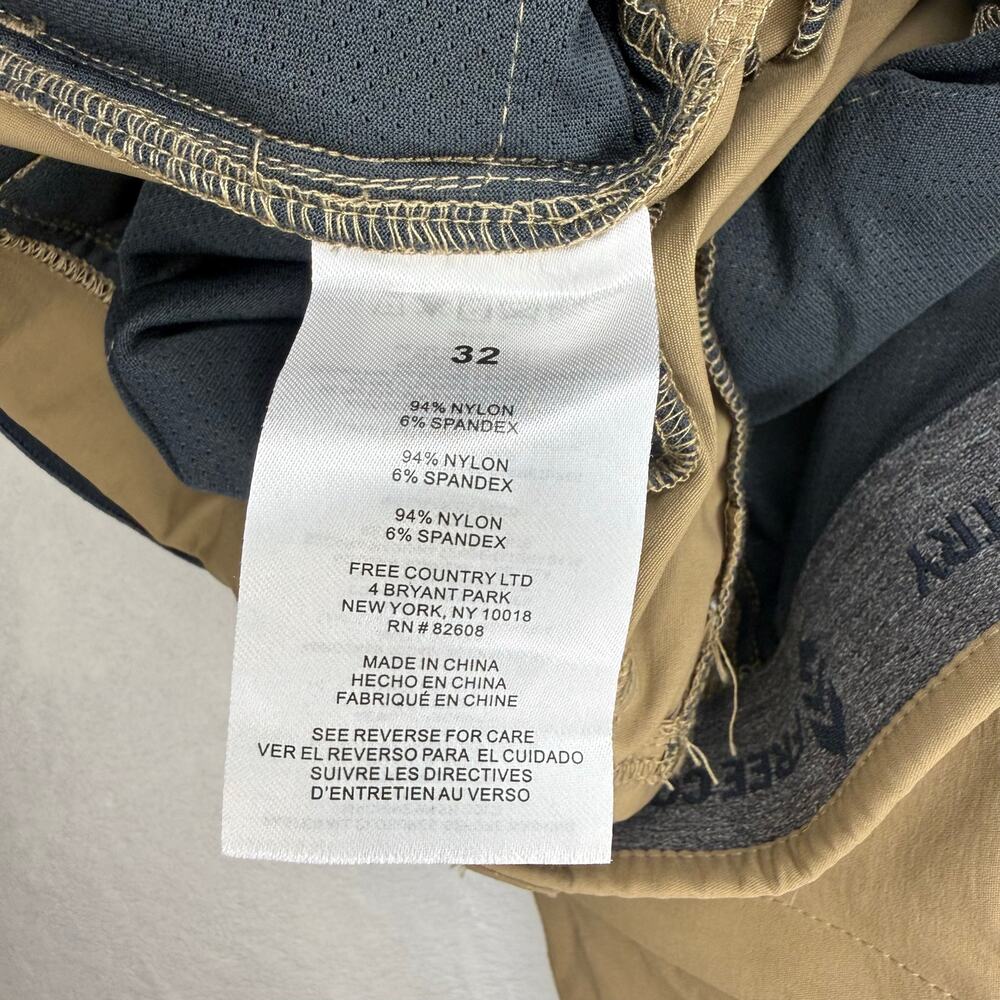 Free Country Convertible Hiking Pants Shorts Men's 32x32 - Picture 11 of 11
